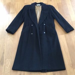 Female Black Extra Long Trench Coat